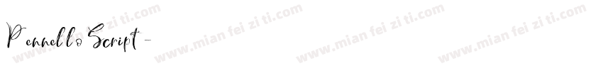 Pennello Script字体转换